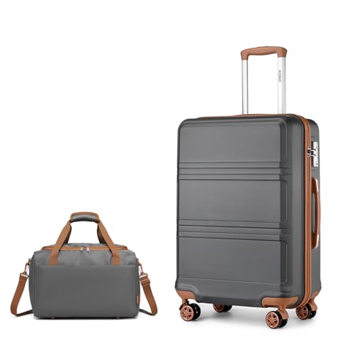 Kono K1871-1L GY/BN 24+EA2321 GY/BN Gepäck-Set 2-teilig