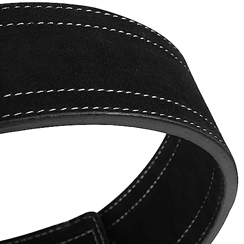 Cintura di sollevamento pesi in pelle scamosciata