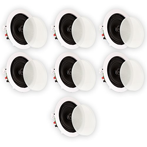 Theater Solutions Ts50C In Ceiling Speakers Surround Sound Home Theater 7 Speaker Set #TOP12