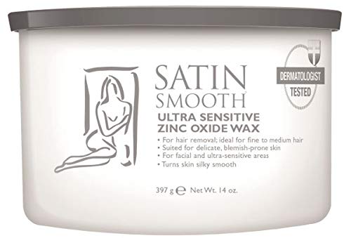 Satin Smooth Wax Zinc Oxide (Pack of 4)