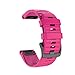 Produktbild TWWSA Exquisit 26 22 20mm Gurt, geeignet for Garmin Fenix  5 5X 3 3 Stunden 6X 6 6S PRO S60 MK1 Watch Schnellspanner Silikon-Armband Zum Ersetzen (Color : Pink, Size : 26mm Fenix 6X Pro)