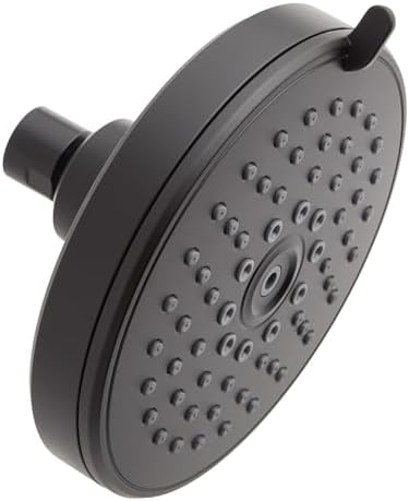 Signature Hardware 955102-25 FundamentALL 6" Round Multifunction 2.5 GPM Shower Head - Matte Black