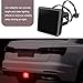 Prywog 1 PC Brake Light Trailer Hitch Cover, Car Lens Square Reverse LED Tail Light, Car Exterior Light Accessories, Universal for Most Cars (Black)
