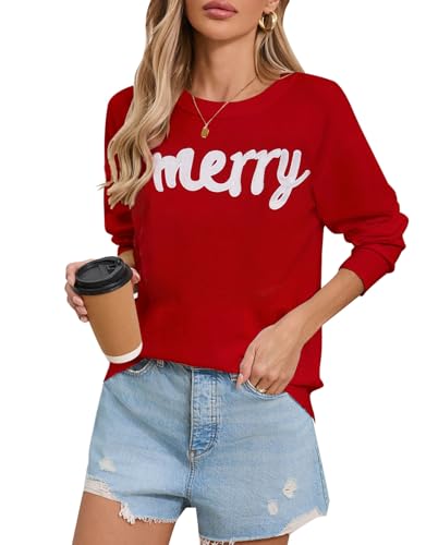 Image of Women's Lightweight Thin Knit Sweater USA American Flag Pullover Sweaters