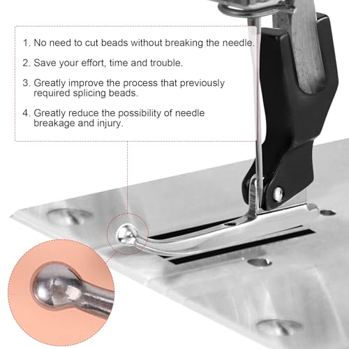 Prensatela para vestido de novia para máquina de coser miniatura 5