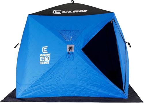 Clam Outdoors Ice Shantys: CLAM Pop-Up Tent For Ice Anglers