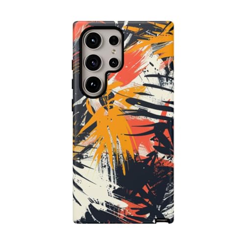 Coque Samsung S24 Ultra Orange rigide mate anti-rayures et traces