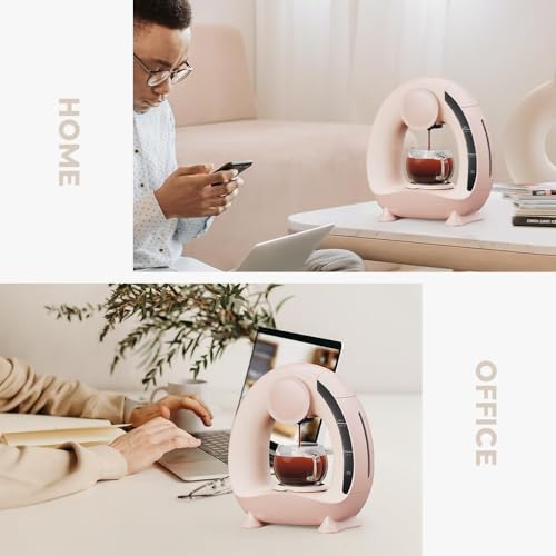 Image of 2-In-1 Coffee Maker, Fast Brew, Single Serve Coffee Machine Compatible with K-Cup Pods & Ground Coffee, 1400 Watts, Compact for Home, Office & Travel