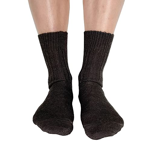 Wool Boot Socks: Pure Organic Virgin Wool Socks for Men and Women, Sizes 6-13.54