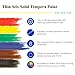 The Pencil Grip Kwik Stix Tempera Paints, Thin Tempera Paint Pens, Super Quick Drying, 6 Classic Colors- TPG-607