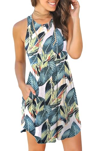 Image of HiMONE Vacation Dresses for Women 2025 Summer Dress Women's Casual Sundresses Casual Beach Petite Sun Dress XS-2XL