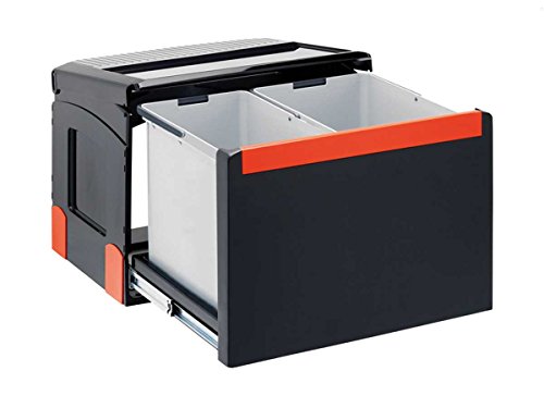 FRANKE CUBE 50 Einbau Abfallsammler Handauszug 1x14 1x18L B=438 H=345 T=330mm
