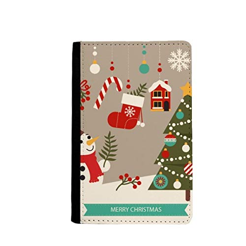 Étui portefeuille cartes passeport bonhomme de neige protège vos documents