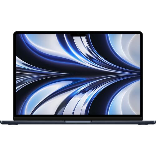 Image of 2022 Apple MacBook Air with Apple M2 Chip (13-inch, 8GB RAM, 512GB SSD Storage) (QWERTY English) Midnight (Renewed Premium)