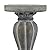 Briarwood Decorative Molded Cement Pillar Candle Holder, Elegant Decor Accents for Wedding Decorations, Parties, or Everyday Home Decor