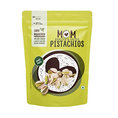 Image of MOM - Meal of the Moment, Roasted Pistachio, 39g / 48g (Pack of 6) - Rich source of fiber | High in Protein | Smart Snack | Dry Fruit