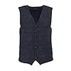 Walker & Hawkes – Country-vest voor heren – klassiek – Harris-Tweed – visgraatpatroon