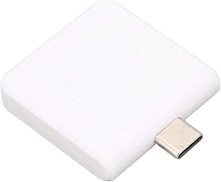 Card Reader Contactless Smart Card Reader for 125Khz/13.56Mhz IDIC Mobile OTG Card Reader with Buzzer and LED Indicator,Used in Conference Sign in, Home School Pass,Etc (R65D)