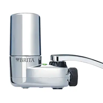 Brita Basic Mount Faucet Water Filter System, Chrome
