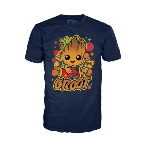 Funko Boxed Tee: Groot Shorts - Groot - Camiseta, Franela - Ropa