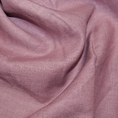 Lin lavé Lavande 5 m tissu souple anti-rétrécissement ameublement