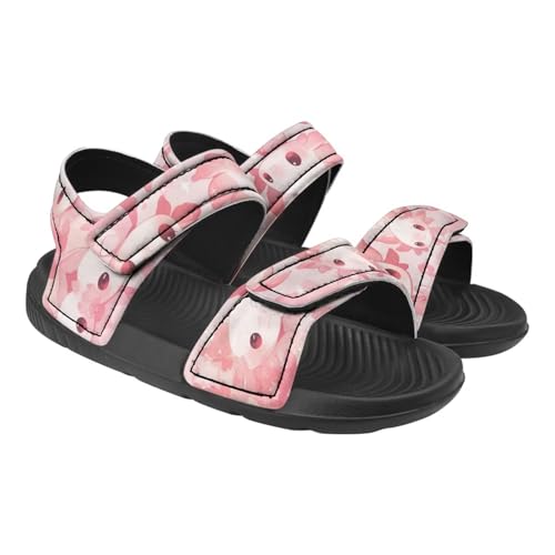 Forchrinse Girls Sandals Summer Outdoor Open Toe Sport Sandals Waterproof Leather Beach Water Shoes