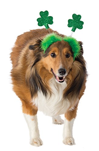 Rubie's Head Bopper Dog Costume Accessory, St. Patrick's Shamrock, Medium/Large