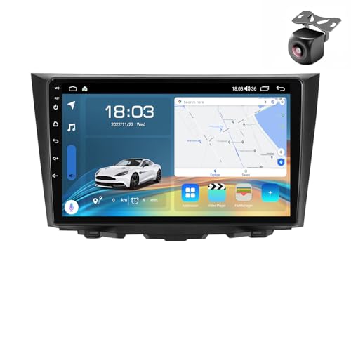 Android 15 Car Radio para Suzuki Kizashi 2009 2010 2011 2012 2013 2014 2015 NAVEGACIÓN GPS con Pantalla Táctil 9 Pulgadas Reproductor Multimedia Autoradio Carplay FM Android Auto (Y3 8Core 2+64G)