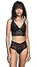 Produktbild Hanky Panky Longline - Bralette im Retro-Stil, Bustier Damen aus Stretch-Spitze Signature Lace, Lingerie Damenwäsche Zero Feel, BH Ohne Bügel, Color Schwarz - Size M