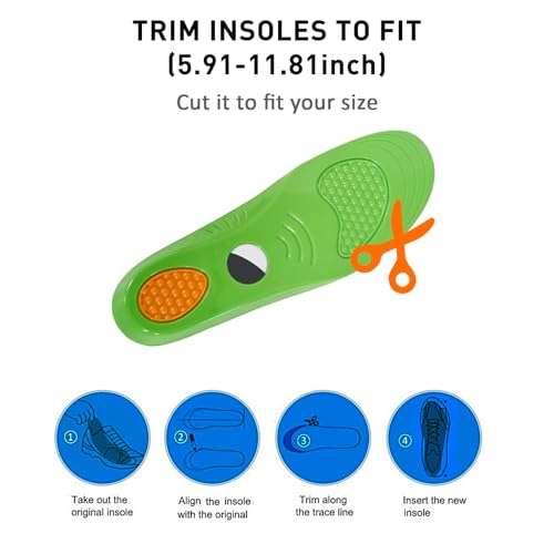 Plantillas con soporte ergonómico para niños y adultos XS miniatura 7