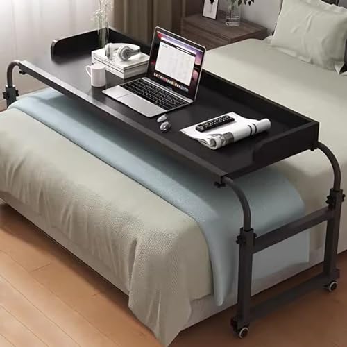 Plateau-repas pour lit table ajustable en hauteur contre le mal de dos bureau noir