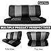 SAPUBK Custom-Fit Bench Seat Covers Replace for Chevy 1973-1999 C/K Series Full Size Classic Trucks Without Headrests, Sandwich Air Mesh Fabric Composite Soft Foam Lining Bench Seat Protector