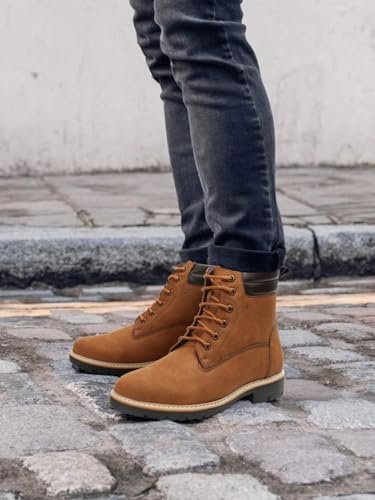 Image of Carlton London Men's Premium Lace-Up Combat Boots