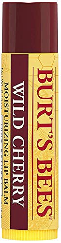 Burt's Bees Natural Lip Balm, Wild Cherry, 0.15 Ounces each (Value Pack of 6)