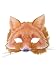 Unisex-Adults Half Mask-Fox, Ligjht Brown, Standard