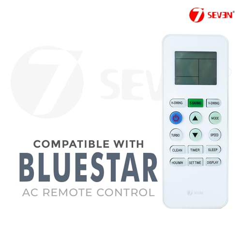 Image of 7SEVEN Compatible of Blue Star Ac Remote Original Model 223A 433kHz Suitable for 1 1.5 2 Ton Split Air Conditioner 15 Keys Ensure Each Key Match and Genuine Remotes Replicate Exactly