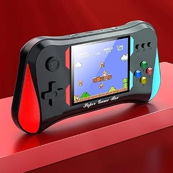 SUP Portable Handheld Game Console,Preloaded Color Classic Retro Video Games|USB Rechargeable Battery Support TV Output Game Console for Birthday Gift for Kids Adults