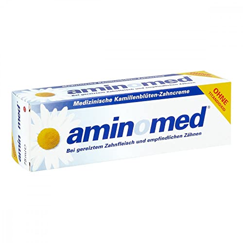 AMINOMED Kamillenblüten Zahncreme ohne Titandioxid 75 ml