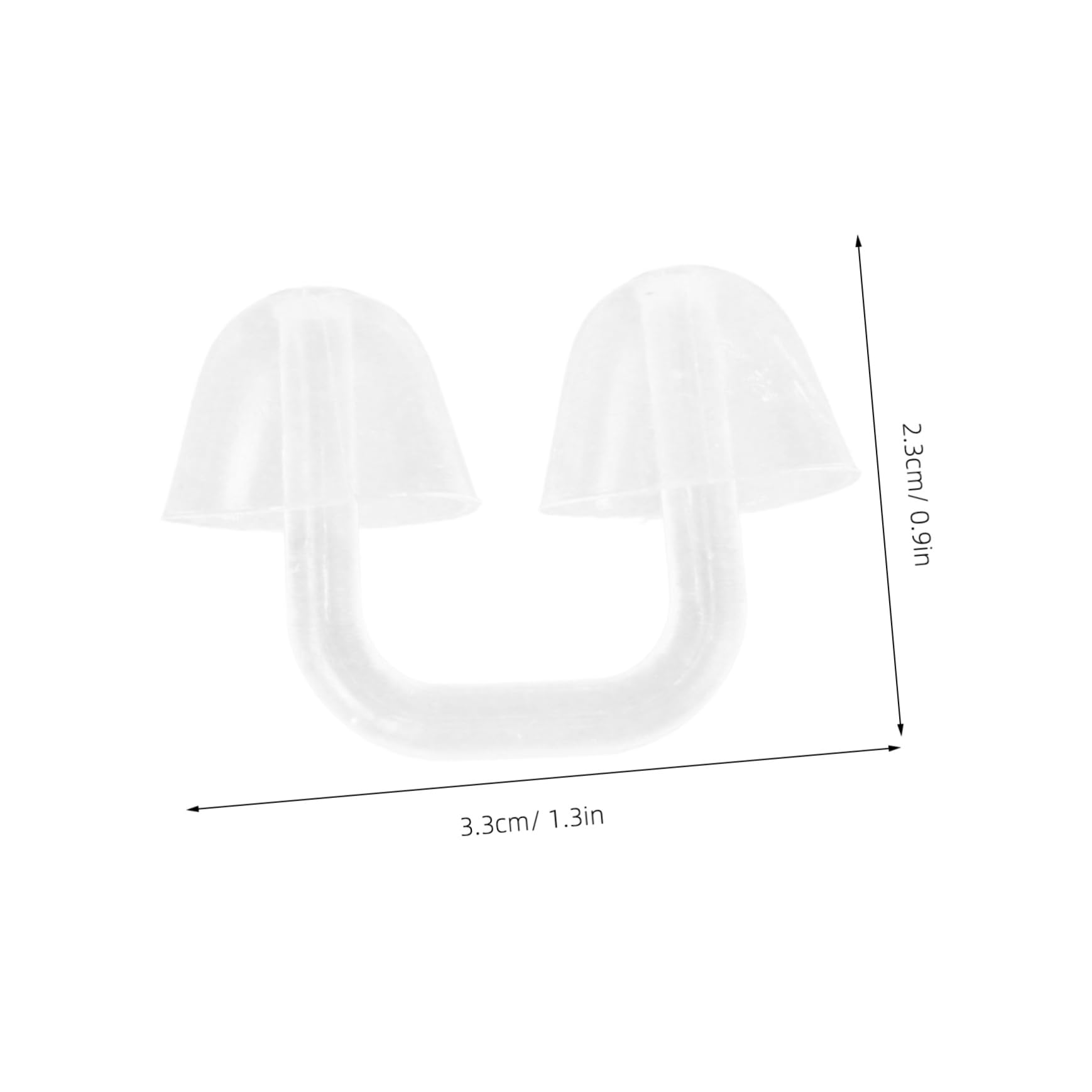 Homoyoyo PVC Children Nose Clip Swimming Nose Plug Design Strong Break Resistance Portable for Travel