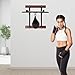 Tapischion Speed Bag Platform Kit, Adjustable Height, 360° Rotatable, Wall Mounted Heavy Duty Boxing Training Equipment for MMA Boxing Fitness Enthusiasts