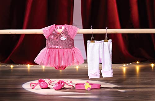 Baby born Deluxe Ballerina Outfit 834176, Accessories for Dolls up to 43cm, Includes Tutu Dress, Leggings, Shoes - Image 2