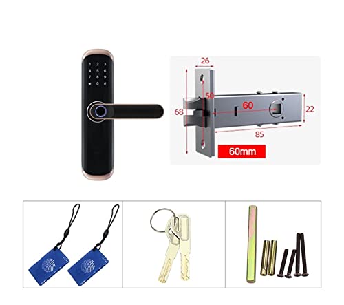 �h�A���b�N �p�X���[�h���b�N �z�e���t�B���K�[�v�����g�h�A���b�NWiFi�u���[�g�D�[�X�����R���d�q���b�N�����f�W�^�� IC�J�[�h�X�}�[�g���b�N�f���A�����b�`(Basic 60mm 1 Latch)