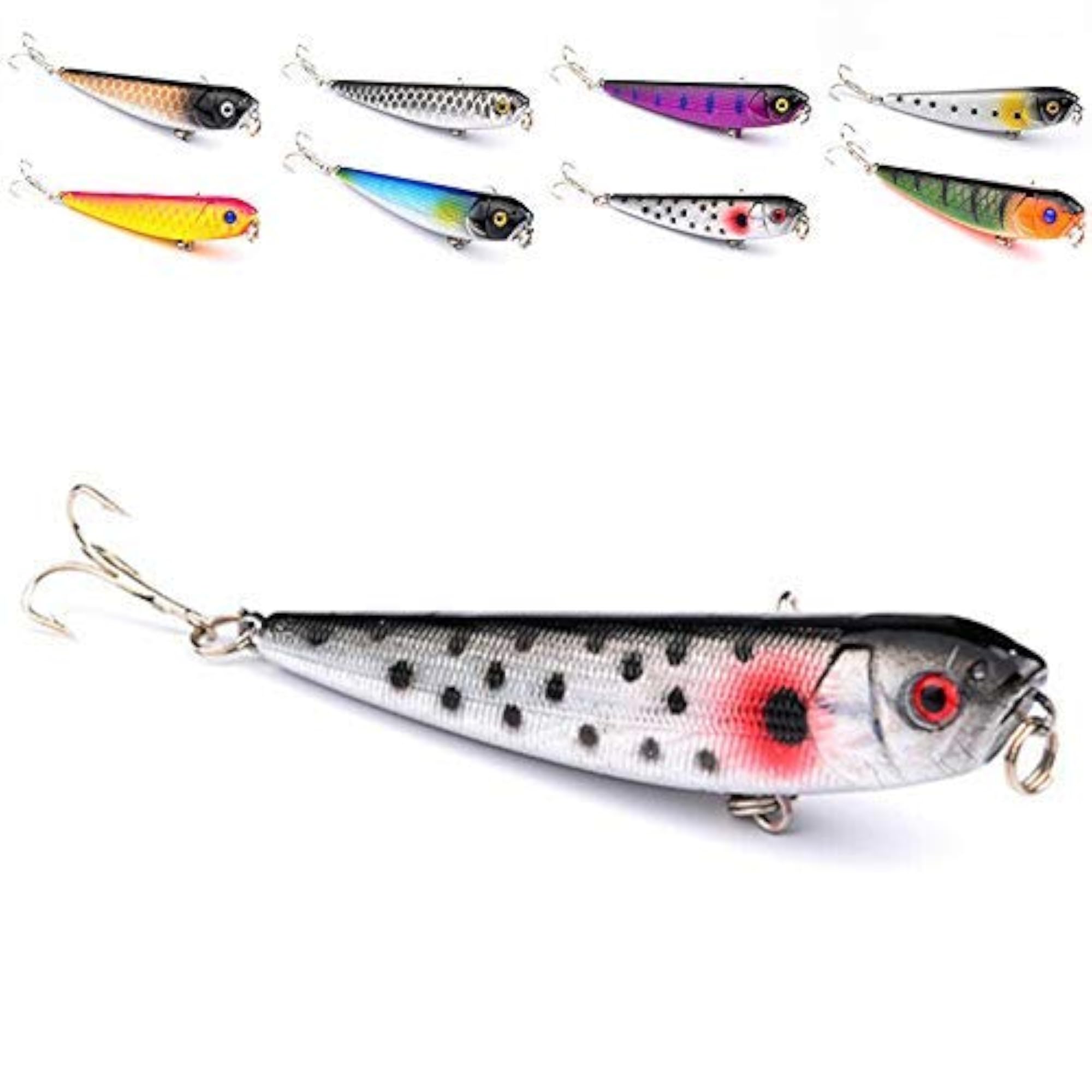 Imported Crank Fishing 8pcs Baits Set Sea Tool