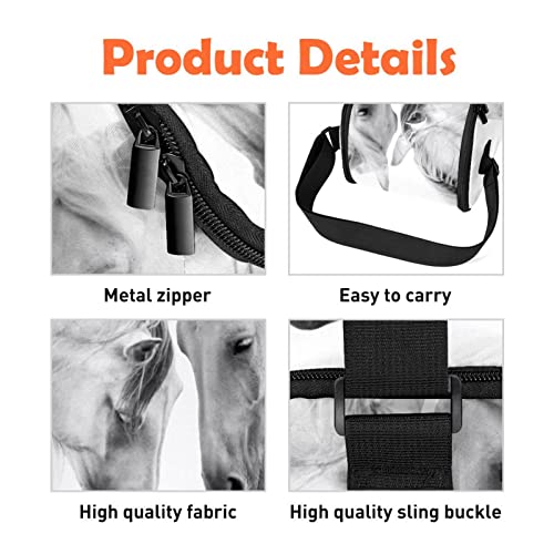Bolsa de almuerzo de caballo lonchera ligera reutilizable para hombres y mujeres 6