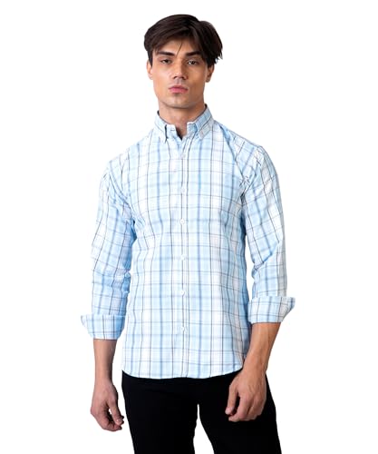 Image of TrapNation Men's Checkered Regular Fit Shirt