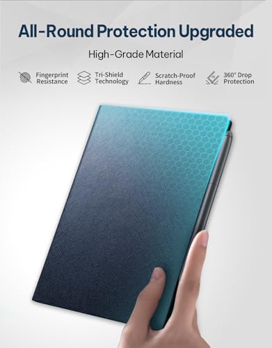 Image of Blue Protective Folio Case for iFLYTEK 8.2 inch AINOTE Air 2 Note-Taking E-Ink Tablet (Blue Case)
