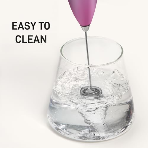 Image of Zulay Powerful Milk Frother for Coffee with Upgraded Titanium Motor - Handheld Electric Whisk, Milk Foamer, Mini Mixer & Coffee Blender for Frappe, Latte, Matcha, No Stand - Orchid Fade