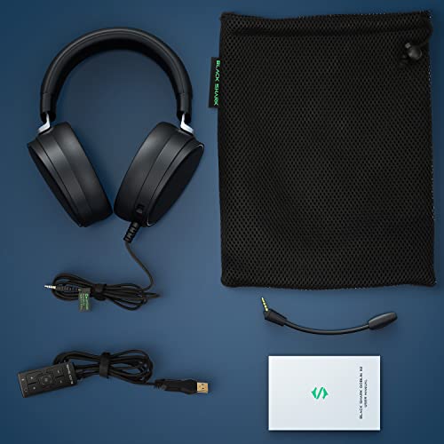 Black Shark Gaming Headset For Pc, Ps4, Ps5, Switch, Xbox, 7.1 Spatial Surround Sound, Detachable Noise Cancelling Mic, 50 Mm Drivers, Gaming Headphones With 3.5 Mm Audio Jack And Usb Sound Card #TOP7