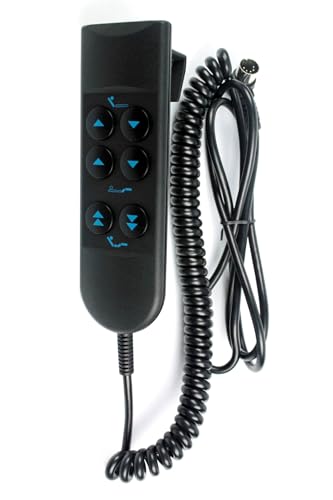 OKIN Telecommande pour Moteur Sommier à Lattes en Bois lit électrique (Télécommande Filaire)