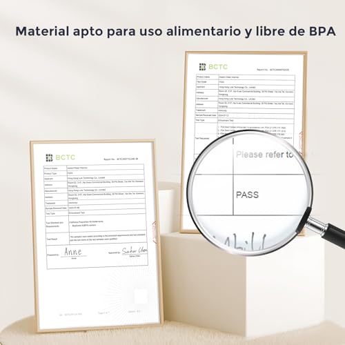 Miniatura 8 de Momcozy Botella Para Bebé Con Doble Luz, Calentador Rápido De Biberones Para Preparar Leche, 1,69 Litros De Gran Volumen, Máquina De Leche Con 6 Niveles De Temperatura, Equipamiento Básico Para La